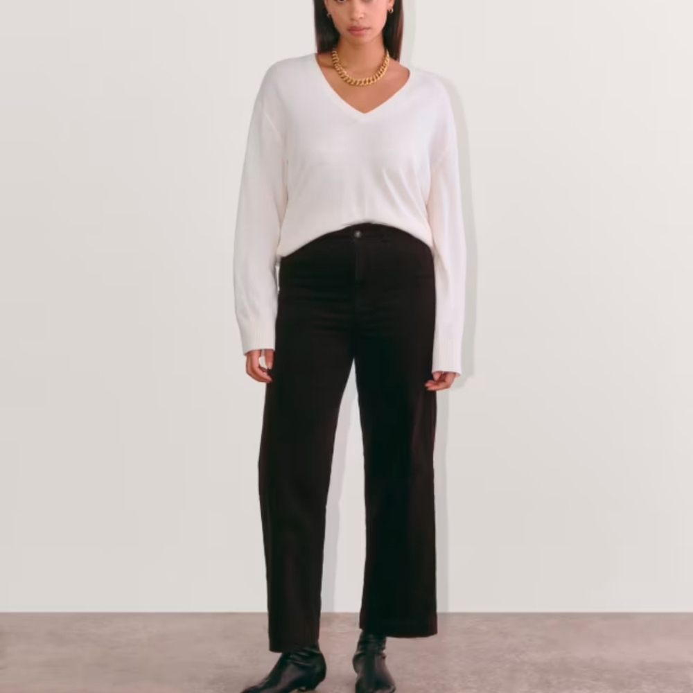 Everlane corduroy Highrise straight leg pants 00